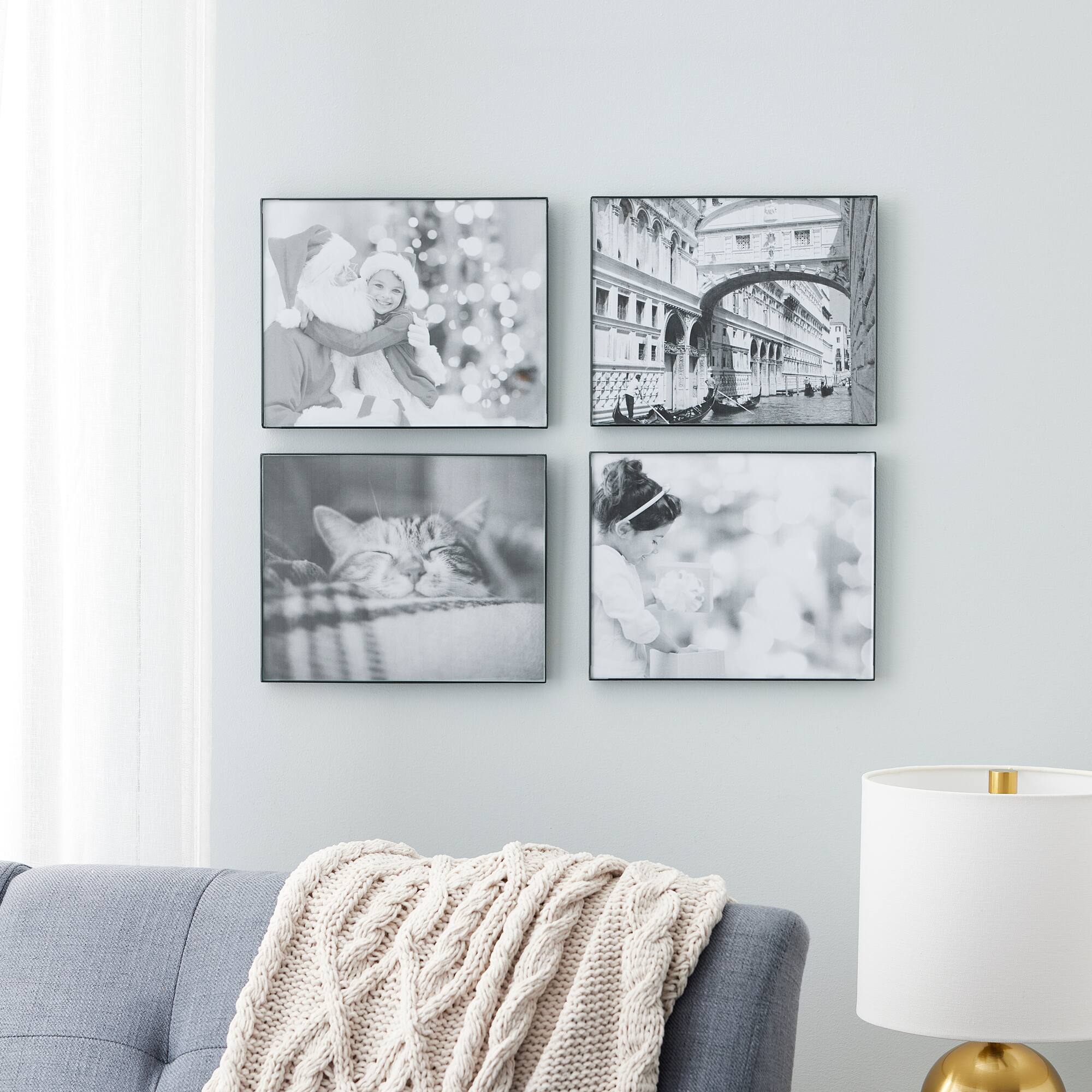 4 Pack Basics 8" x 10" Black Frames by Studio Décor®